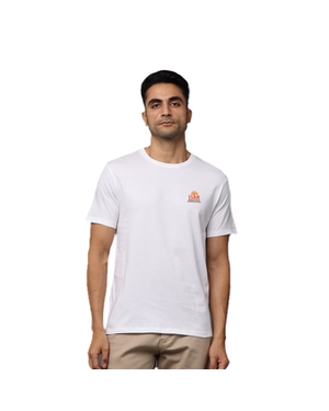 Greys&Blues Pima Round neck T-Shirt-White